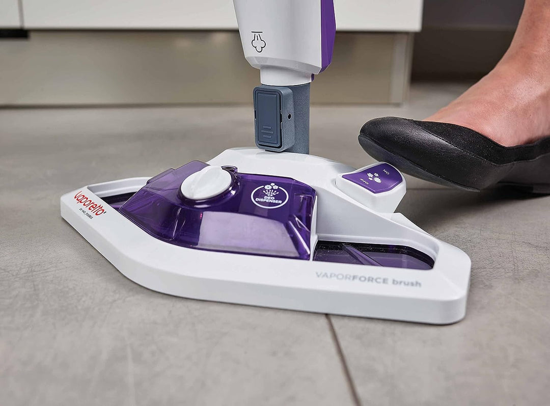 Polti Vaporetto SV440 Double 2 In 1 Upright Steam Mop - Purple & White