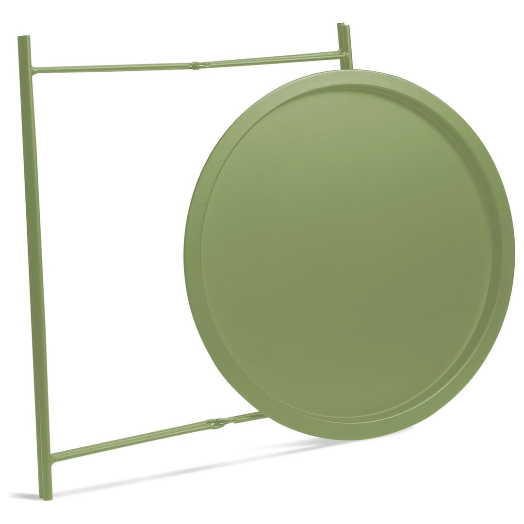 Habitat Pula Folding Metal Garden Side Table - Green