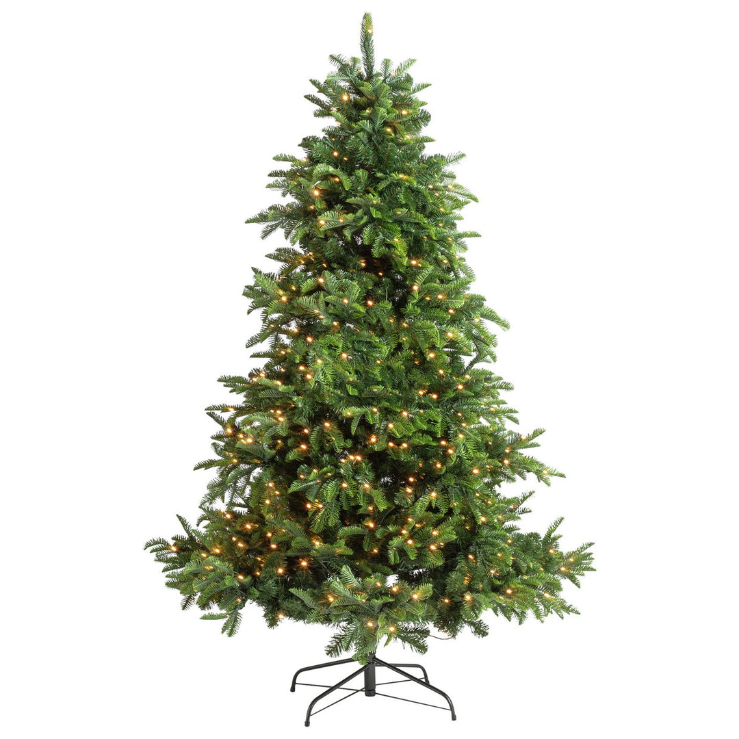 Habitat 6ft Pre lit Natural Look European Fir Christmas Tree