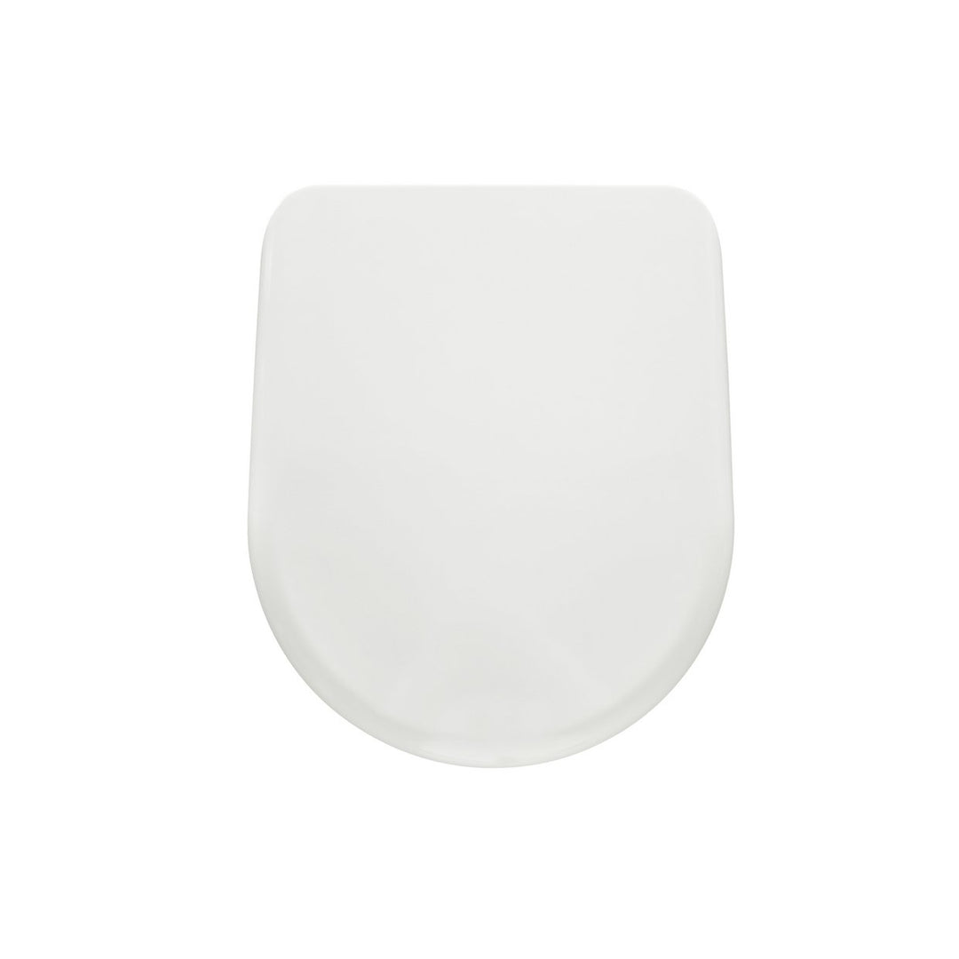 Home Square Thermoplastic Slow Close Toilet Seat White
