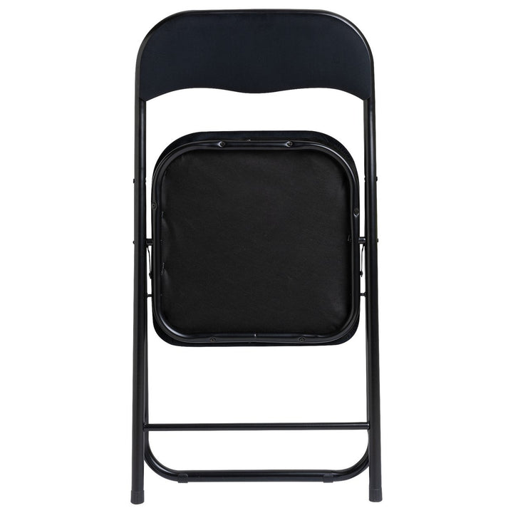 Home Nyla Velvet Folding Dining Chair - Black