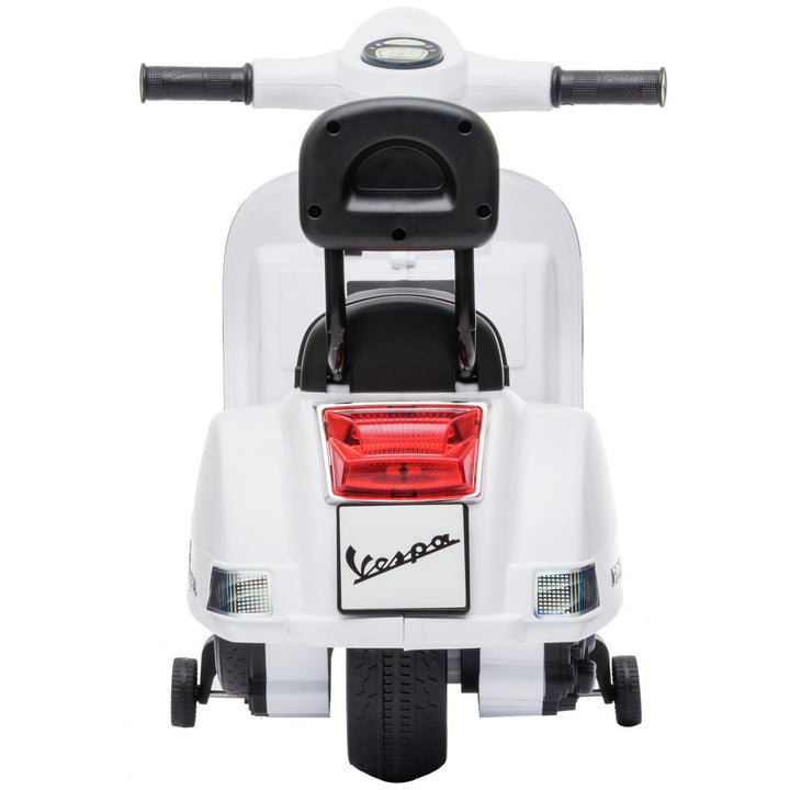 Vespa Licensed Kids Ride On Motorcycle 6V - White