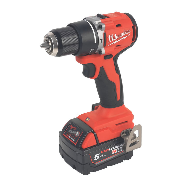Milwaukee Next Generation M18BLPDRC-502C 18V 2 x 5.0Ah Li-Ion RedLithium Brushless Cordless Combi Drill