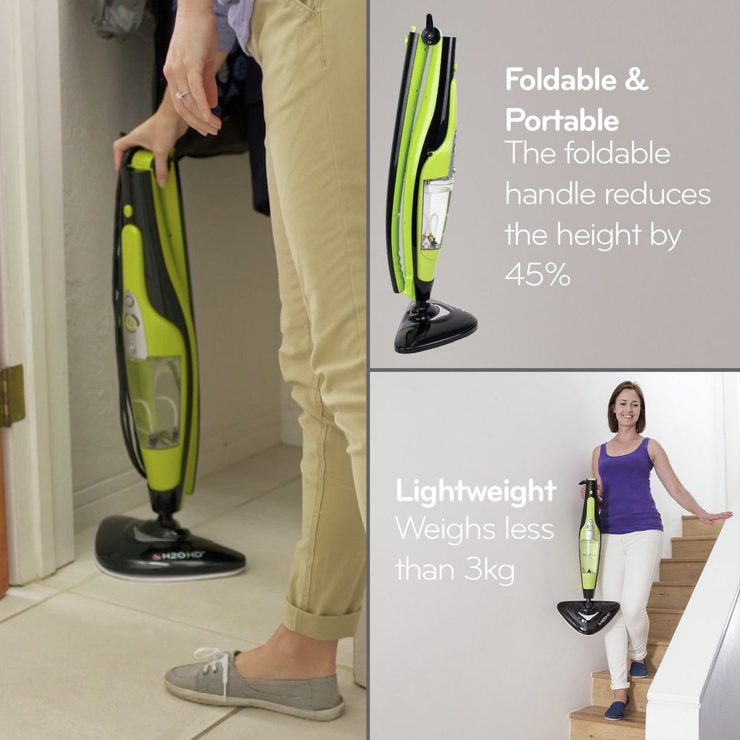 H2O HD Pro 5-in-1 Steam Mop and Handheld Steam Cleaner