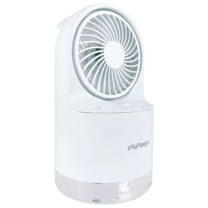 Challenge White Desk Misting Fan - 4 Inch