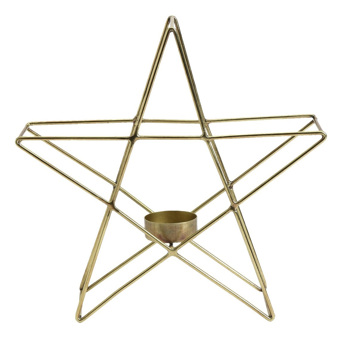 Home Wire Star Tealight Candle Holder Large Christmas Decoration