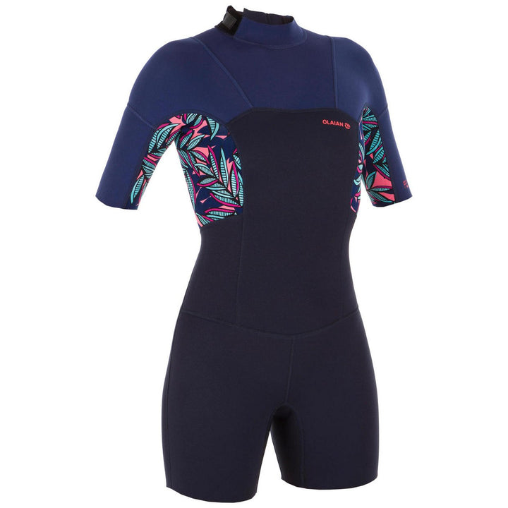 Decathlon Women's Surfing Shorty short-sleeved 500 WAKU S