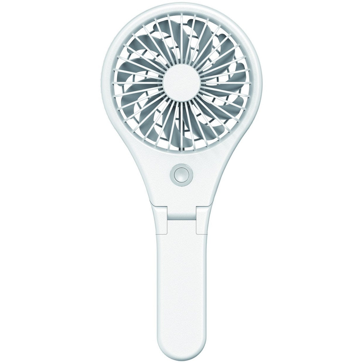 Bush White Handheld & Foldable Rechargeable Desk Fan - 4 Inch