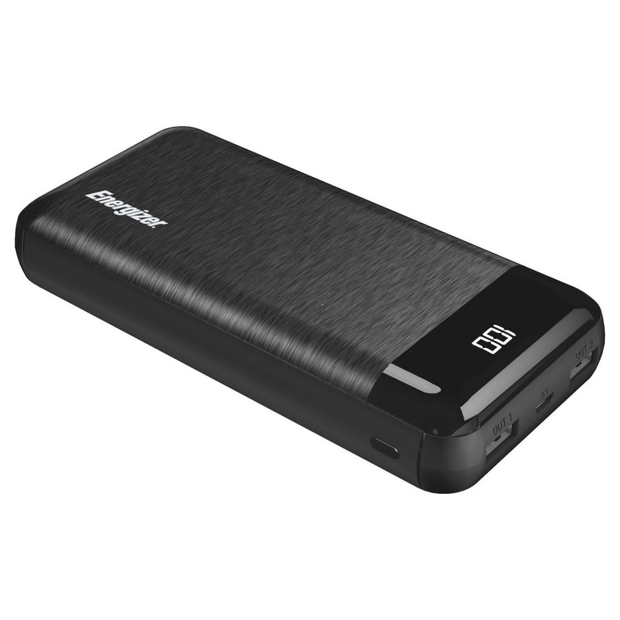 Energizer Max 20000mAh Portable Power Bank - Black