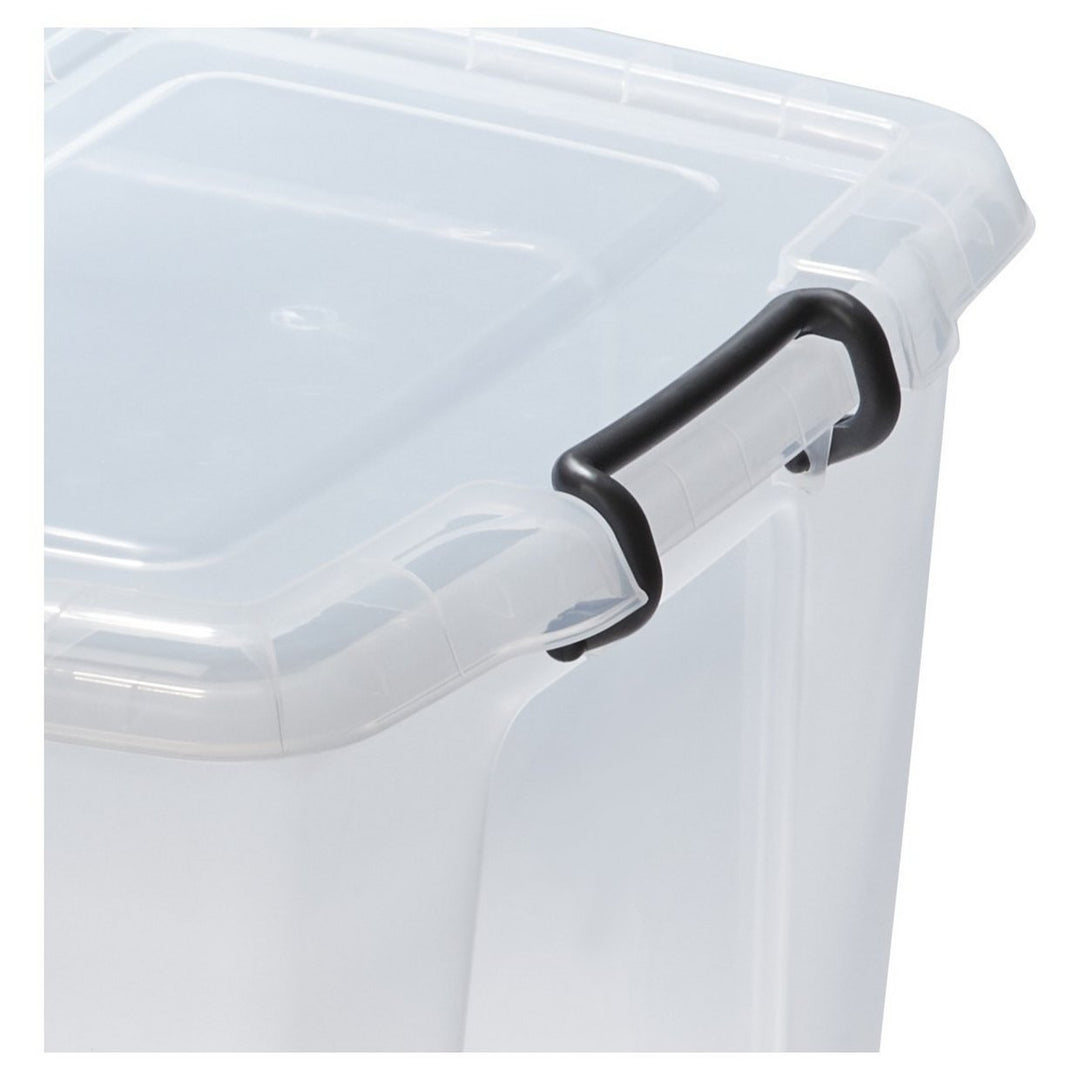 Strata Smart 65L Plastic Storage Boxes with Lid - Clear