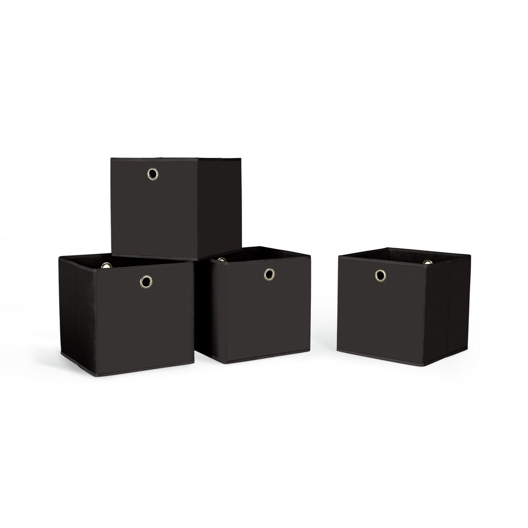 Home Set of 4 Squares Plus Boxes - Black