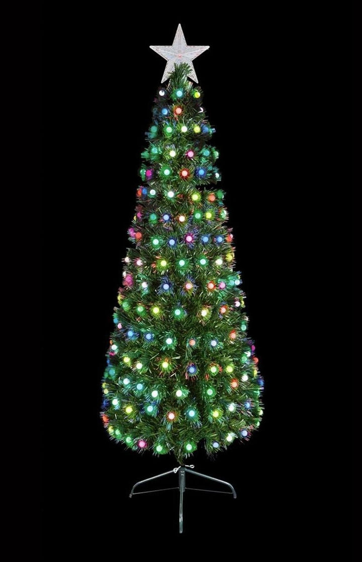 Premier Decorations 4ft Colour Changing Lights Christmas Tree - Green
