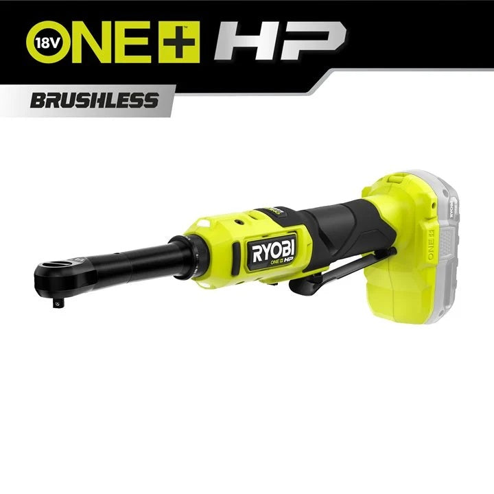 Ryobi RRW1814X-0-A 18V ONE+ HP Cordless Brushless ¼″ Ratchet Wrench (Bare Tool)