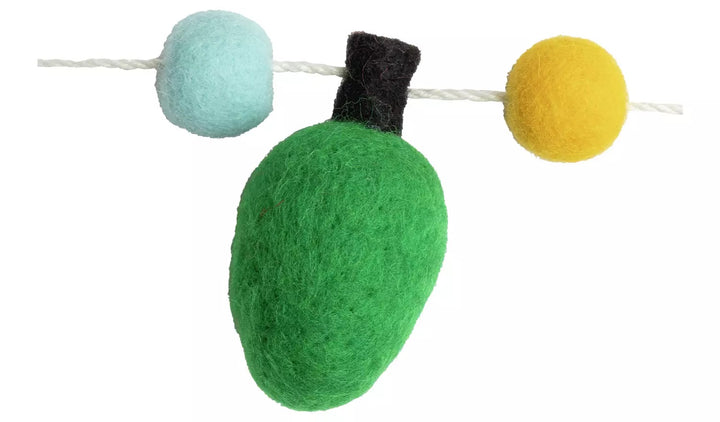 Habitat Felt Bulbs Christmas Garland