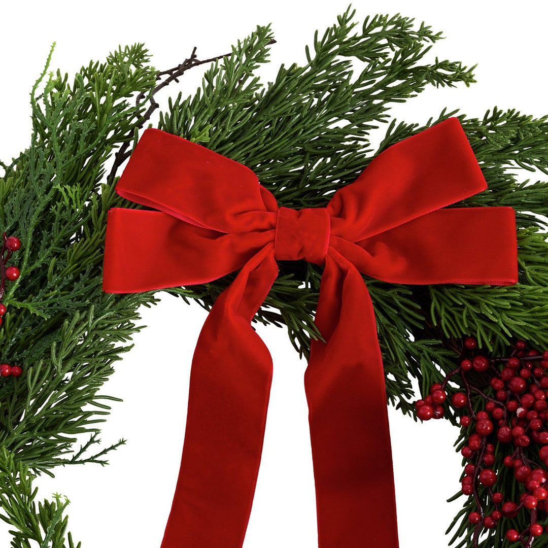 Habitat Classic Red Foliage Christmas Wreath