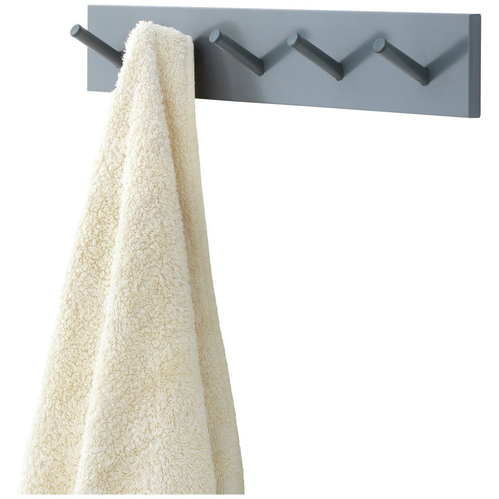 Home 5 Peg Hooks - Grey