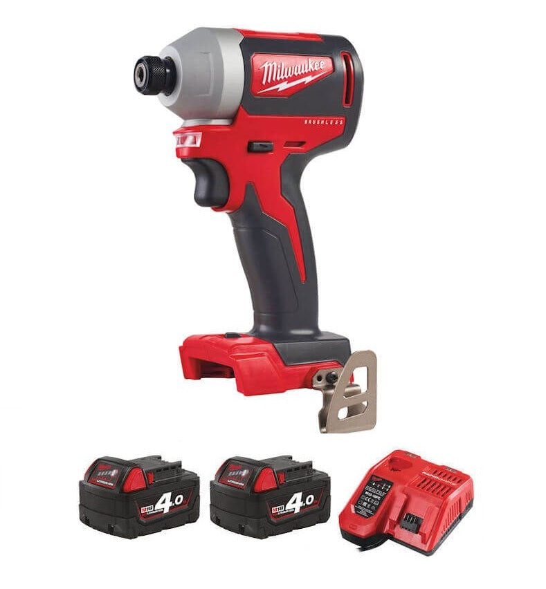 Milwaukee M18BID-402C 18v Brushless 1/4in Hex Impact Driver