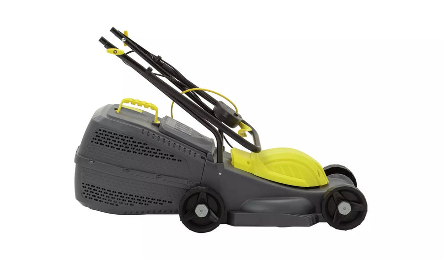 Challenge Corded 32cm Rotary Lawnmower 1000w & 22cm Grass Trimmer