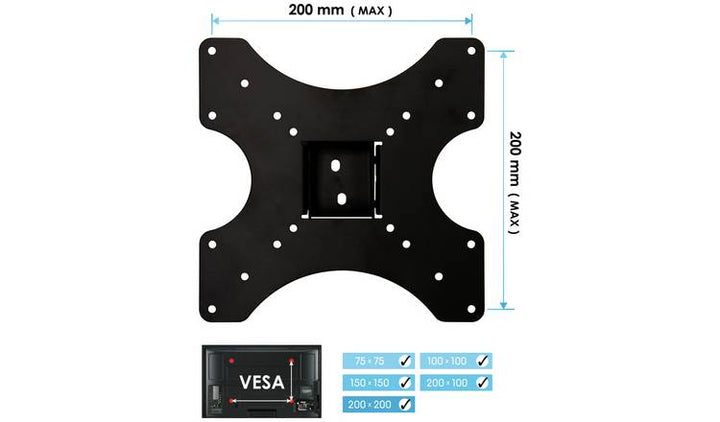 AVF Standard Tilting Up To 40 Inch TV Wall Mount