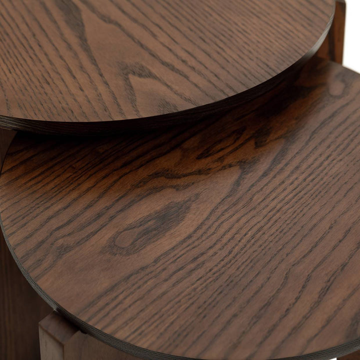 Habitat Xylo Solid Wood Nest of 2 Tables - Walnut