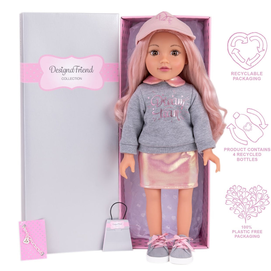 DesignaFriend Sadie Dream Team Doll - 18inch/46cm Brand New