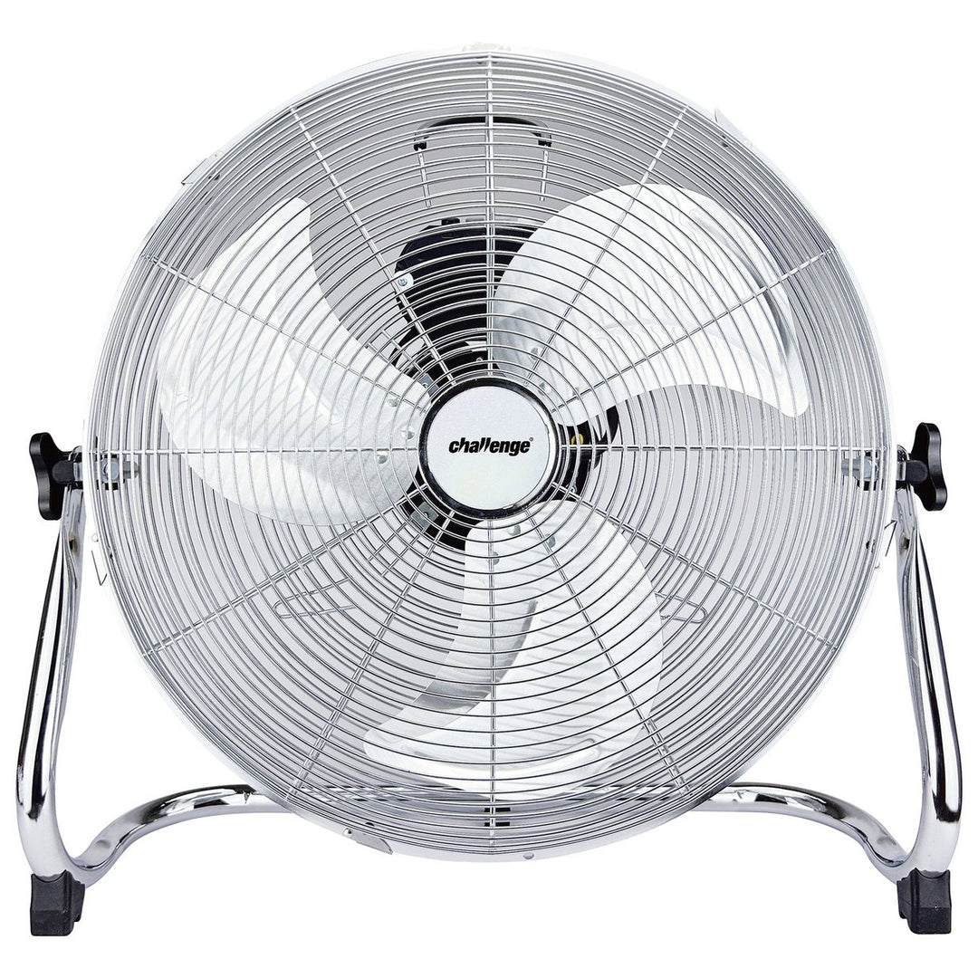 Challenge Chrome Tilt Floor Fan - 18 Inch