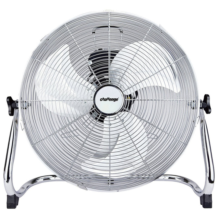 Challenge Chrome Tilt Floor Fan - 18 Inch