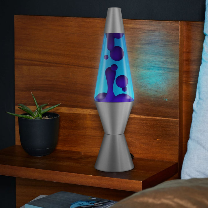 Lava 17in Midnight Cascade Lamp - Blue