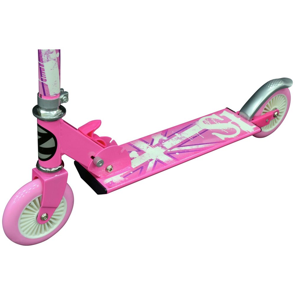 Zinc Folding In-line Scooter - Pink