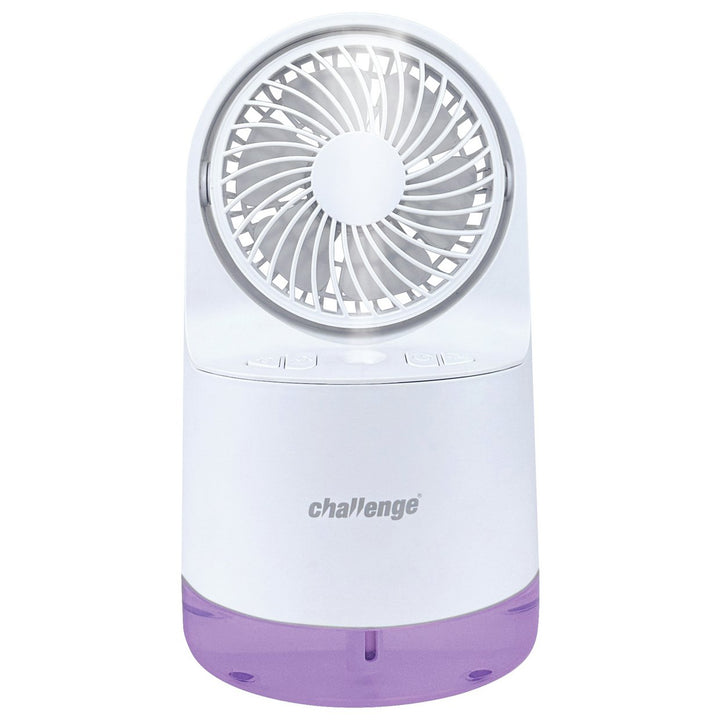 Challenge White Desk Misting Fan - 4 Inch