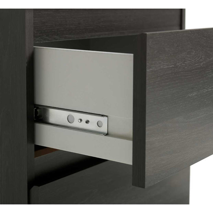 Habitat Jenson 2 Drawer Bedside Table - Black Brown