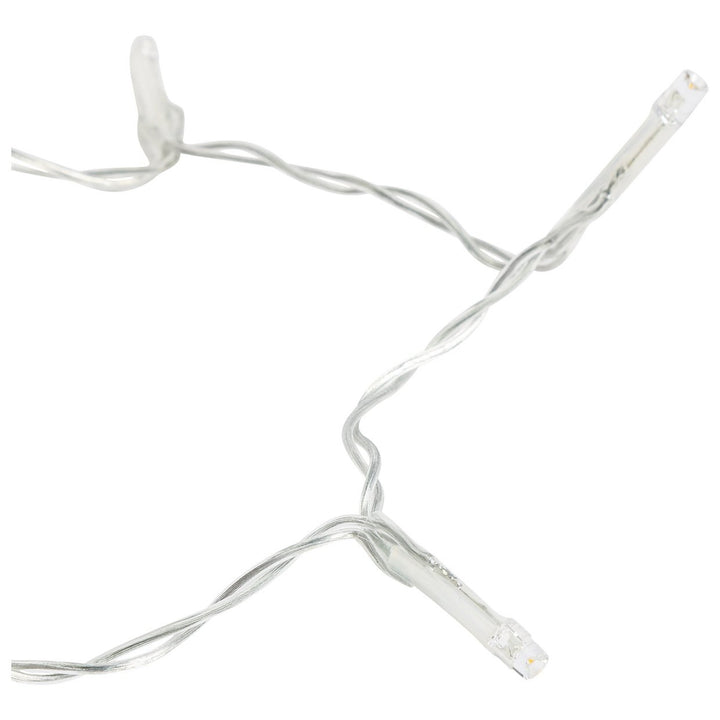 Habitat 160 Warm White LED Christmas Icicle Lights - 8.1m