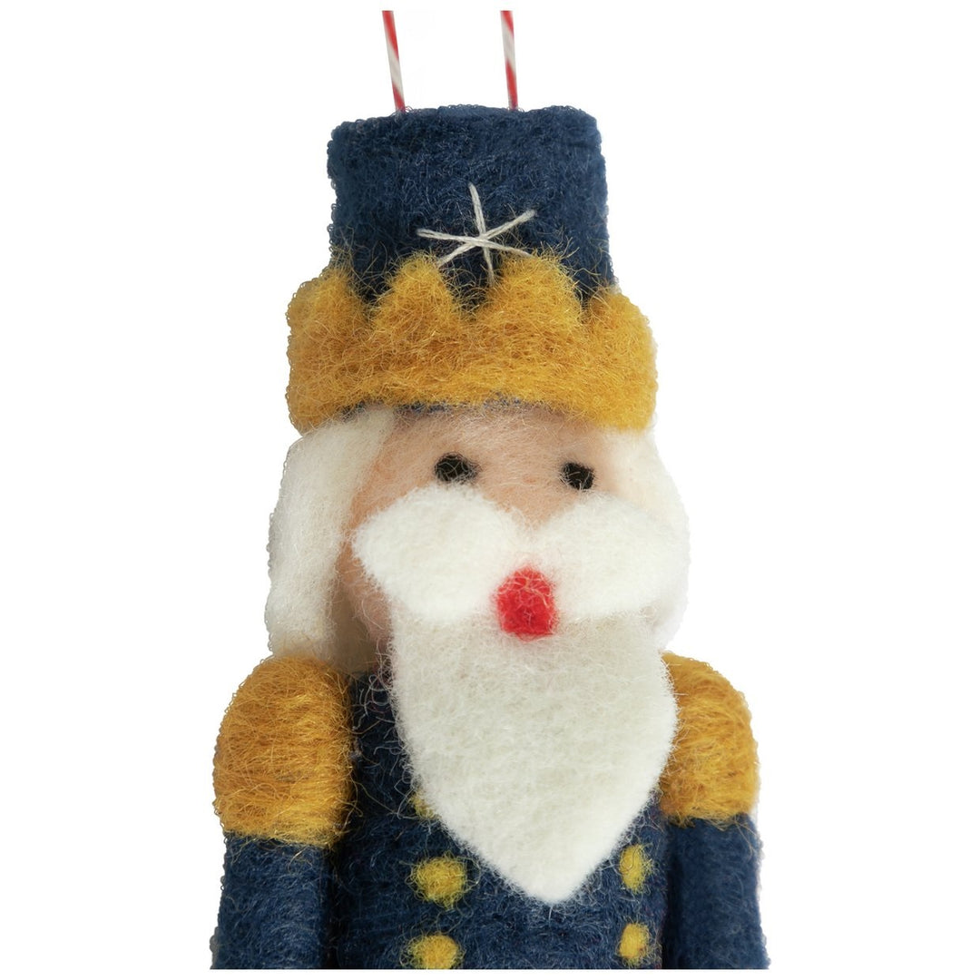 Home Pack of 3 Nutcracker Christmas Tree Hanging Decorations