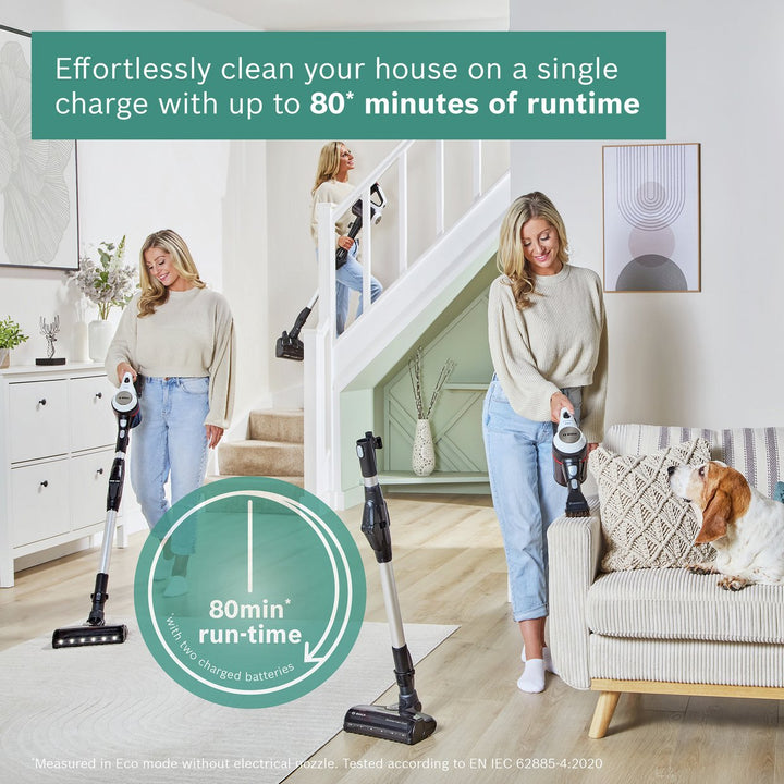 Bosch Unlimited 7 Cordless Vacuum Cleaner with 2 Batteries