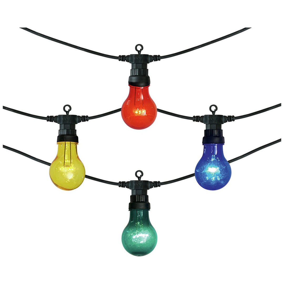 Premier Decorations 20 Multicoloured Festoon String Lights