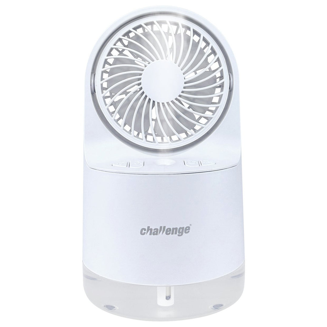 Challenge White Desk Misting Fan - 4 Inch