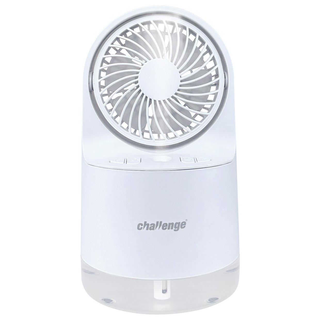 Challenge White Desk Misting Fan - 4 Inch
