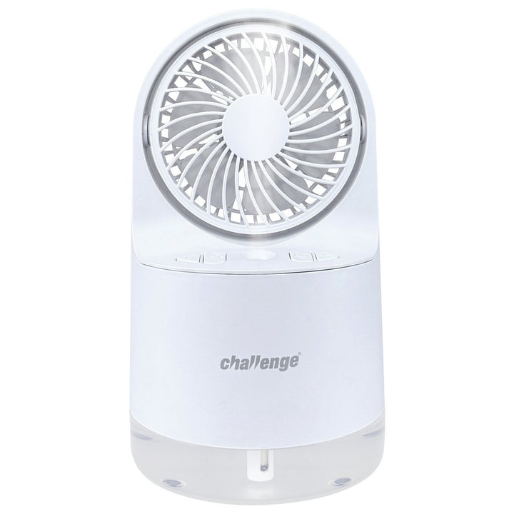 Challenge White Desk Misting Fan - 4 Inch