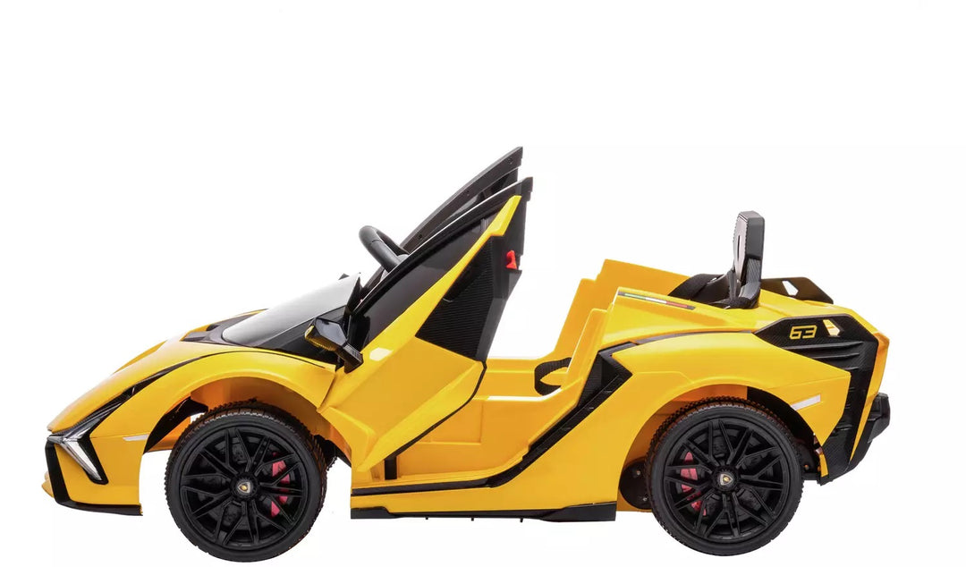 Hyper Lamborghini Sian 12V Powered Vehicle - Yellow