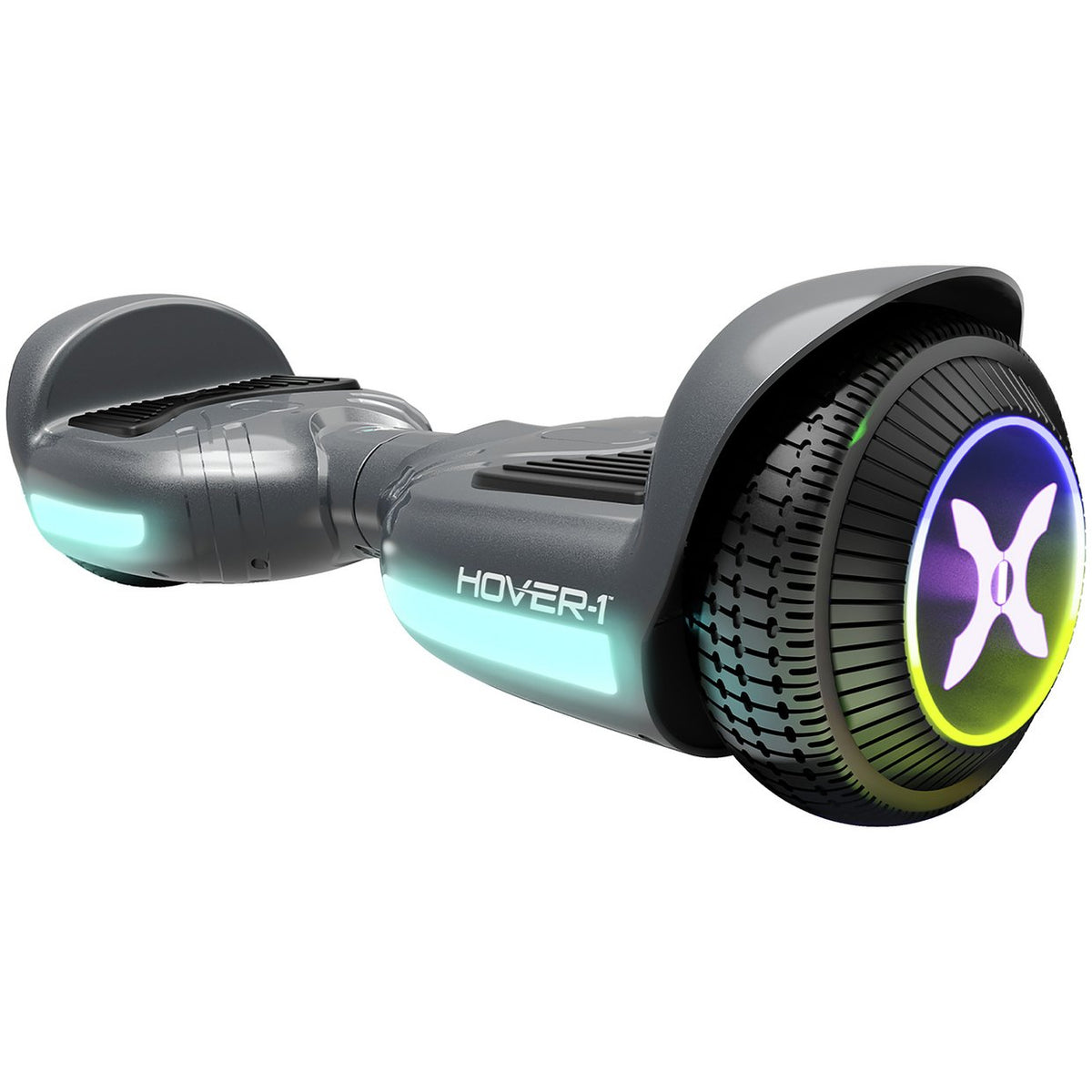 Hover-1 Rival Electric Hoverboard with LED Wheels - Gunmetal