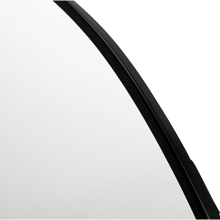 Habitat Black Asymmetric Wall Mirror - 60x60cm