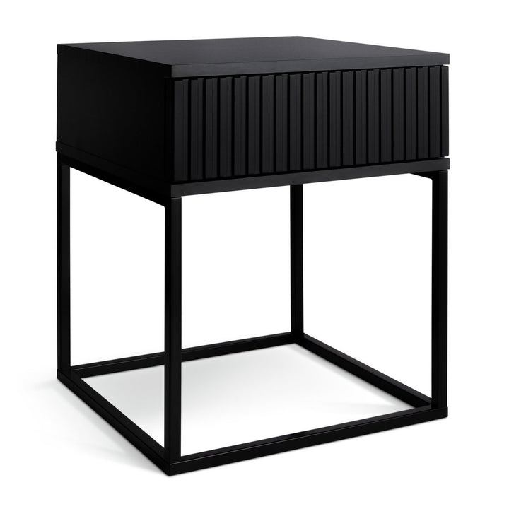 Habitat Digby 1 Drawer Bedside Table - Anthracite