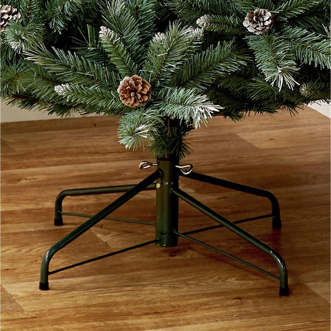 Premier Decorations 7ft Selwood Pine Christmas Tree With Cones - Green
