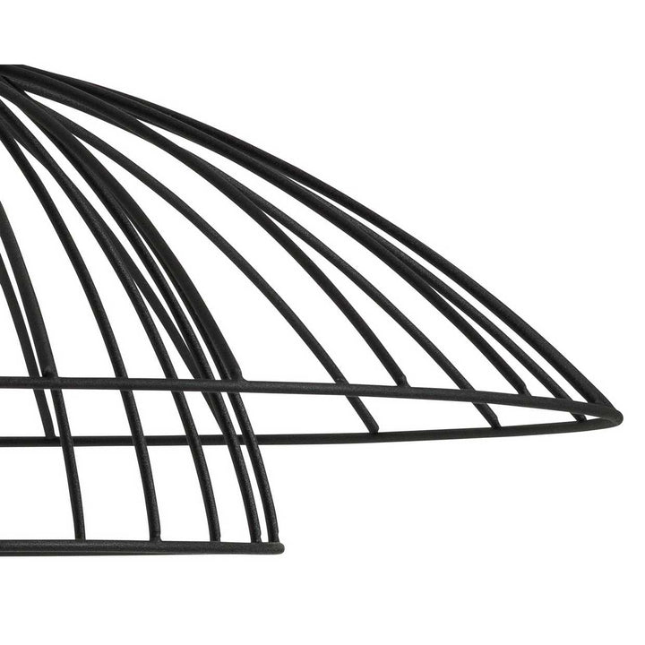 Habitat Kiso Black Wire 2 Tier Pendant Shade - 40cm