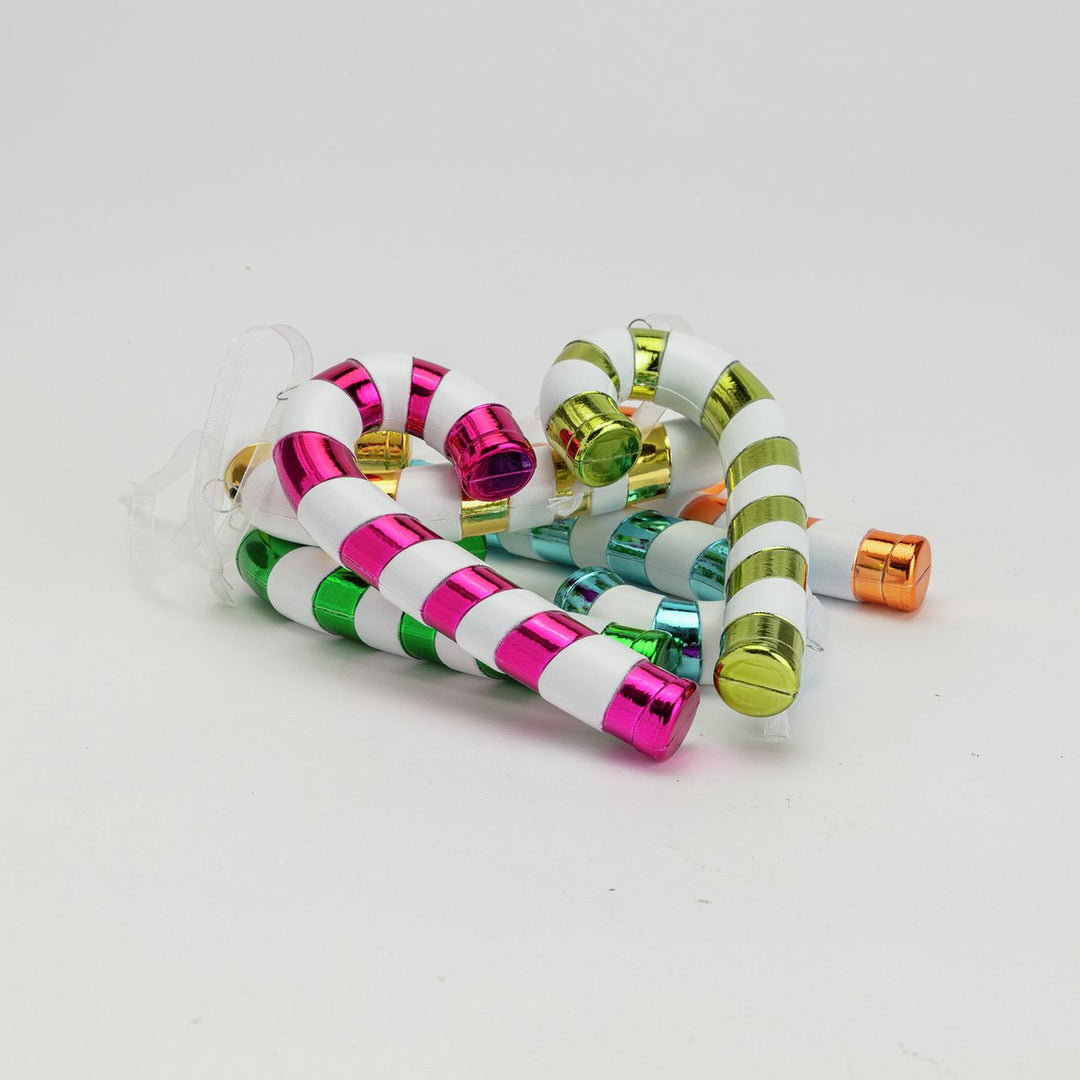 Habitat Pack Of 6 Candy Canes Christmas Tree Baubles Decoration