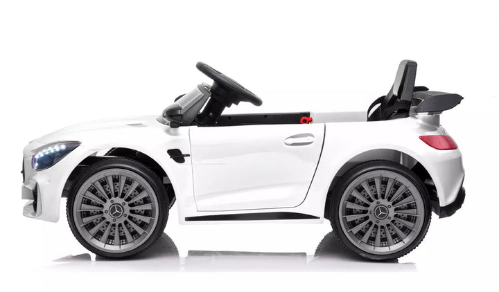 Mercedes Benz AMG GTR 6V Kids Electric Car - White