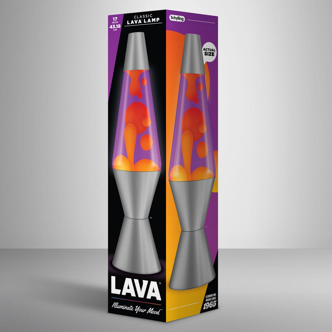 Lava 17in Radiance Lamp - Orange & Violet