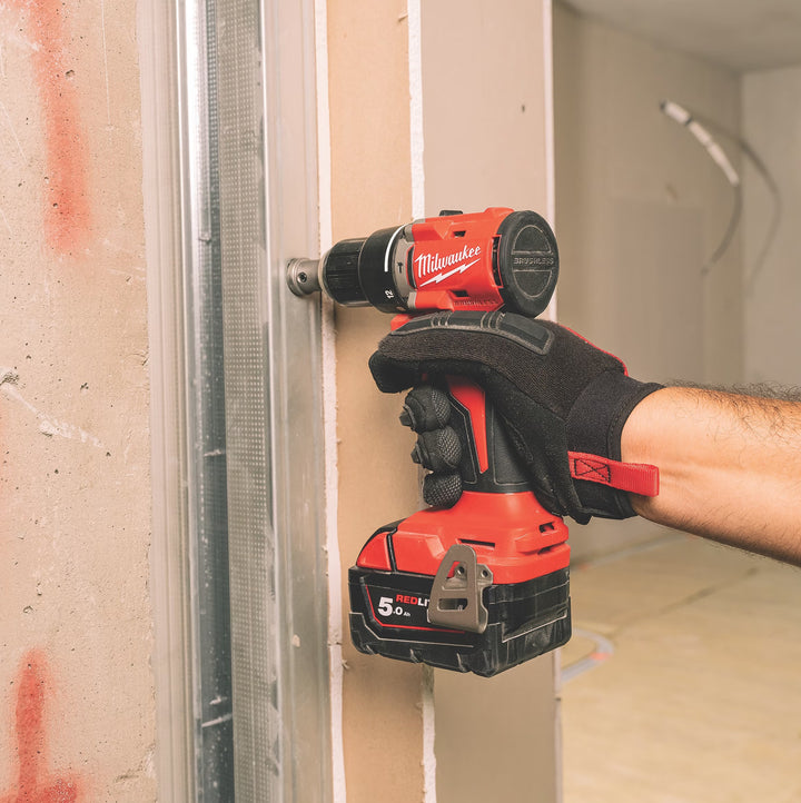 Milwaukee Next Generation M18BLCPP2A-502C 18V 2 x 5.0Ah Li-Ion RedLithium Brushless Cordless Compact Power Tool Twin Pack