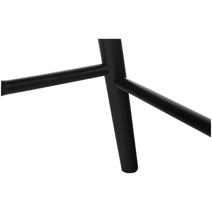 Habitat Barnwell Oak Tall Stool - Black