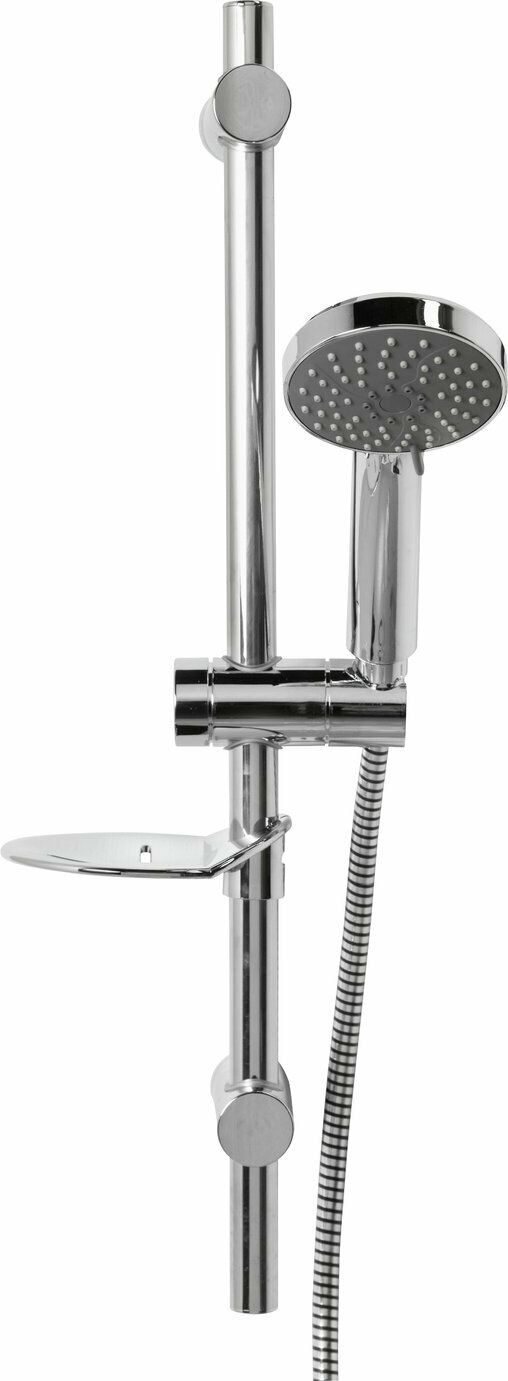 Home 4 Function PVC Shower Head & Kit - Chrome